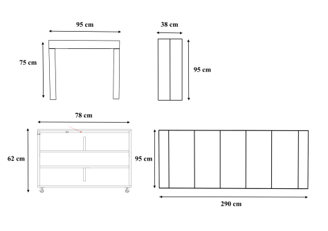 Table Console Maya Compact